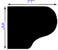 Steinway Model M - Dimensions